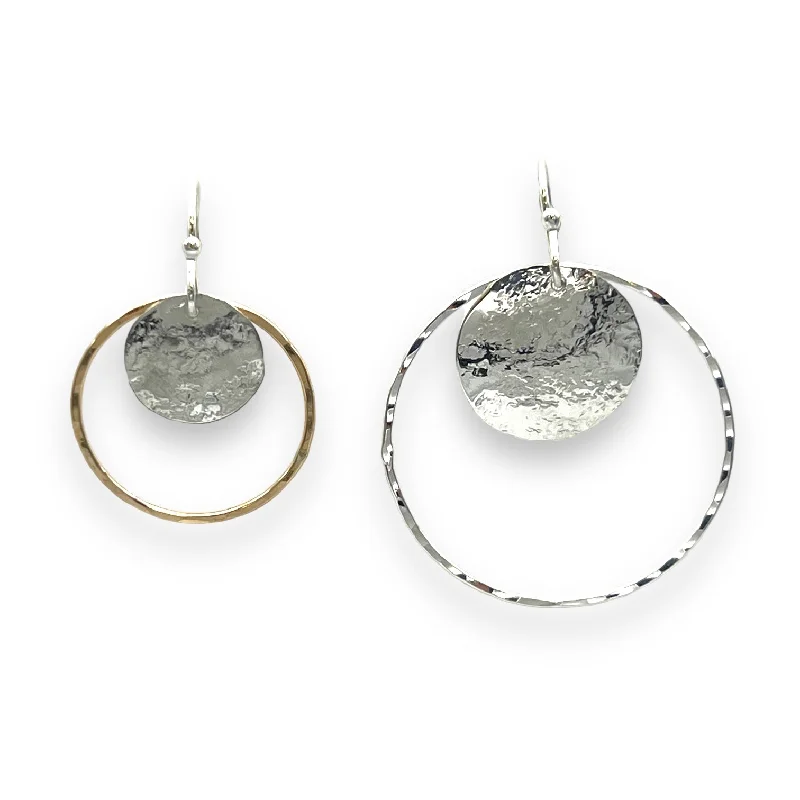 Hoop earrings with removable pendants for a versatile and customizable accessory-2685 - Eclipse