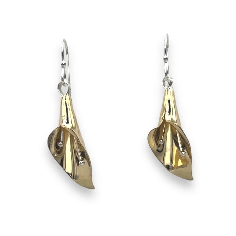 Hoop earrings with dangling charms for a playful and fun look-2882 - Calla Lily Dangles