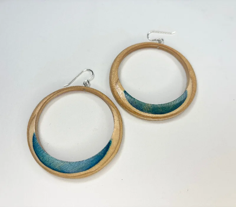 Hoop earrings with floral motifs for a feminine and nature-inspired look-Big Hoop EXACTS #5