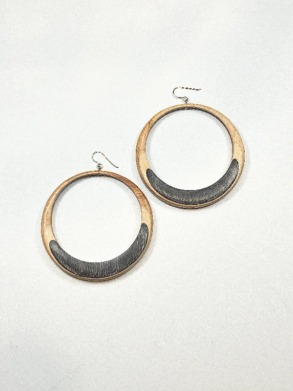 Classic hoop earrings with a thin profile for a sleek and subtle style-Big Hoop EXACTS #6