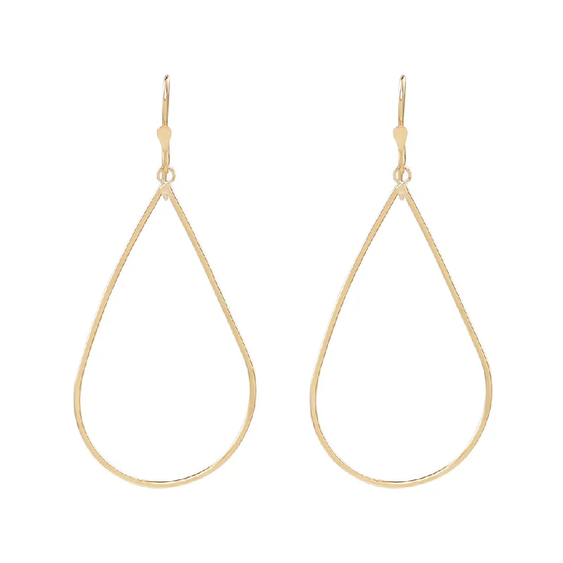 Best hoop earrings with geometric shapes for a modern and artistic appeal-E960 - Single Dangles