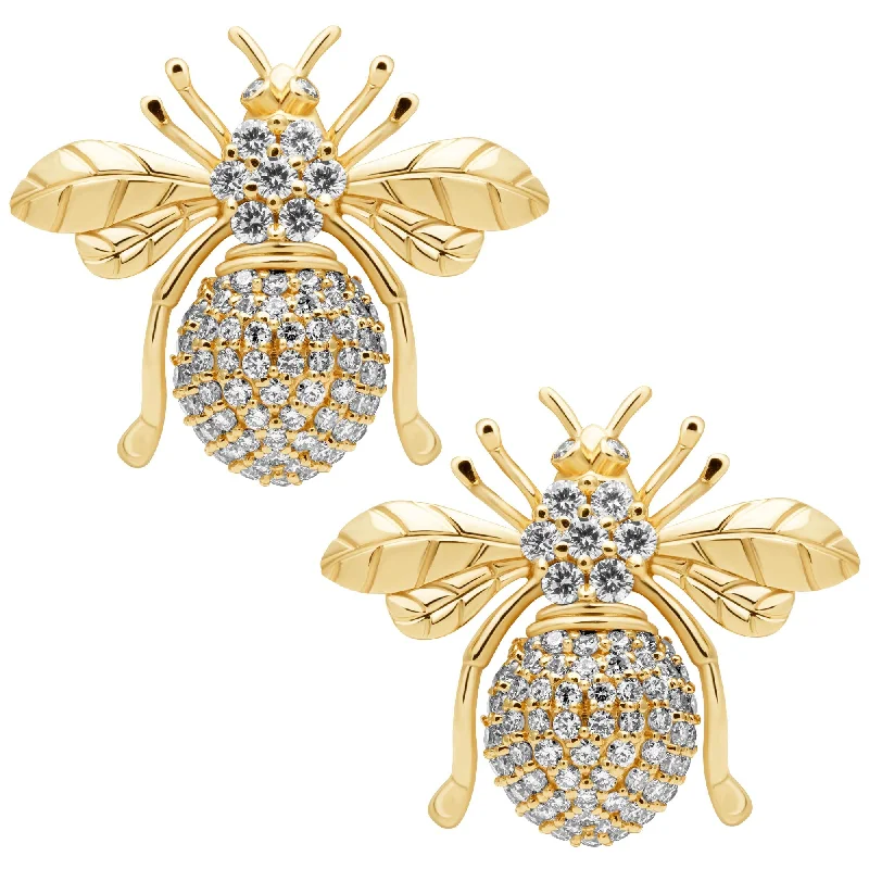 Best hoop earrings with cubic zirconia for a budget-friendly, dazzling look-Earrings - Diamond